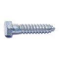 Midwest Fastener Lag Screw, 1/2 in, 2-1/2 in, Steel, Hot Dipped Galvanized Hex Hex Drive, 8 PK 35383